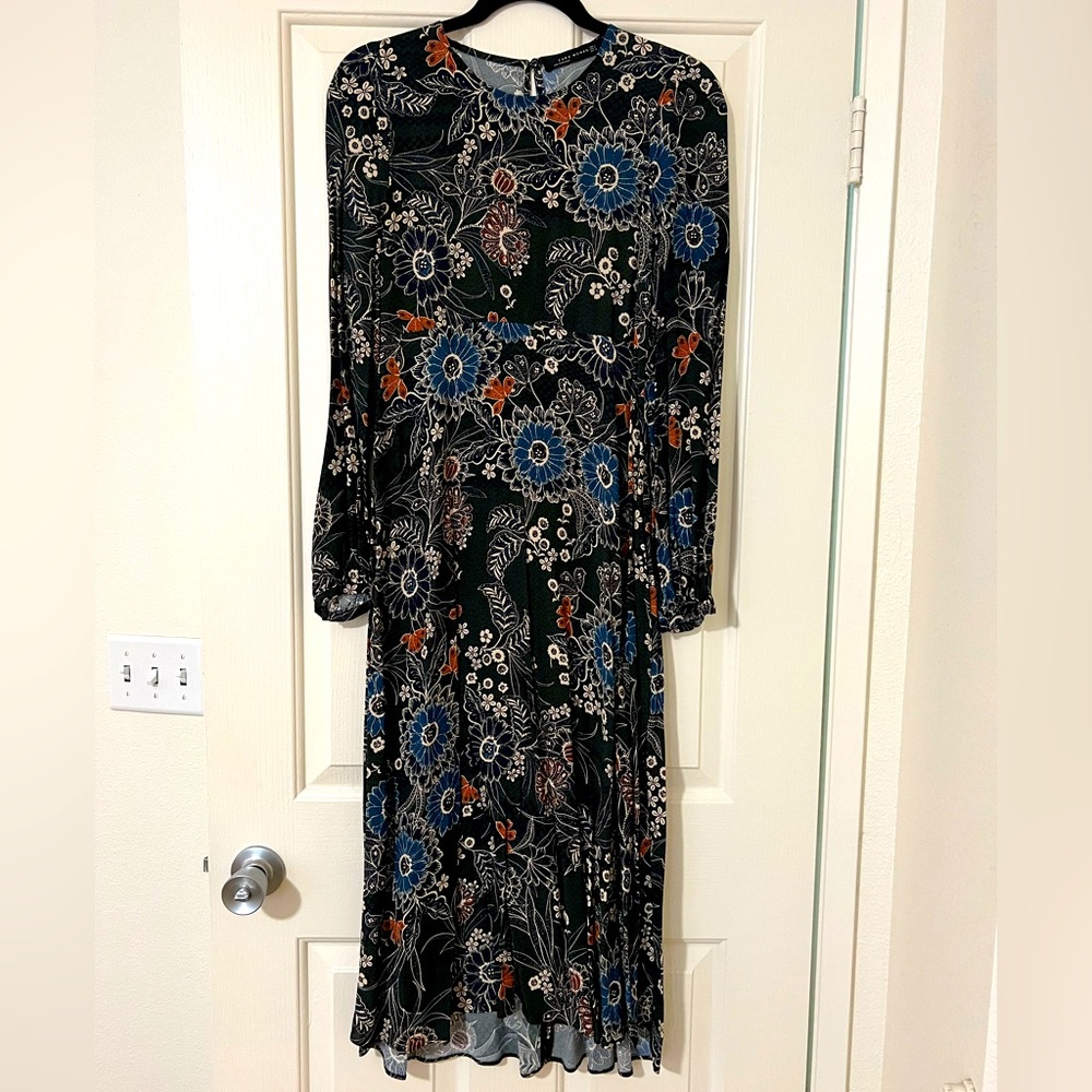 Zara Floral Midi Dress